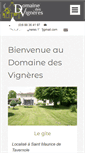 Mobile Screenshot of domaine-des-vigneres.com